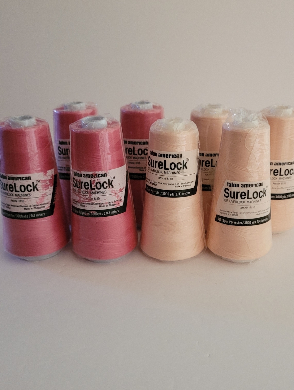 Talon American Surelock Cone Thread PINK DUSTY ROSE Serger Overlock Vintage New